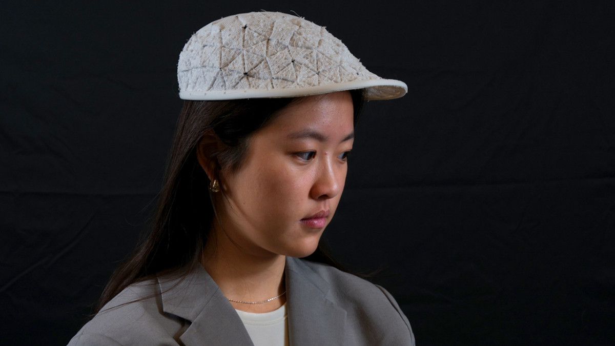OriStitch self-folding embroidered textiles